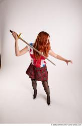 TINA STANDING POSE WITH SWORD